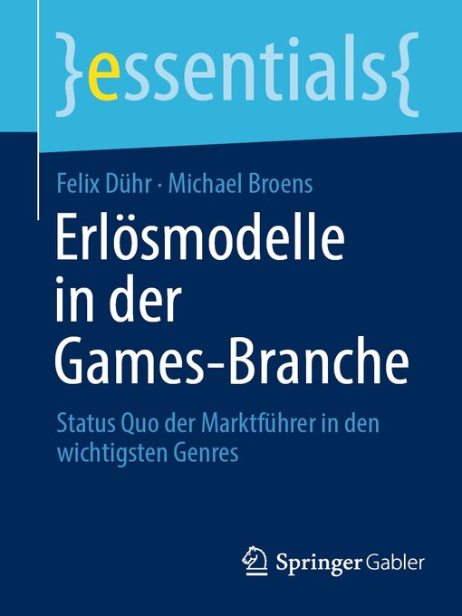 Title details for Erlösmodelle in der Games-Branche by Felix Dühr - Available